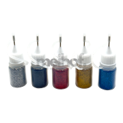 NAM24 Nailart Glitter Puder Mix fein | Abverkauf 5 Fläschchen